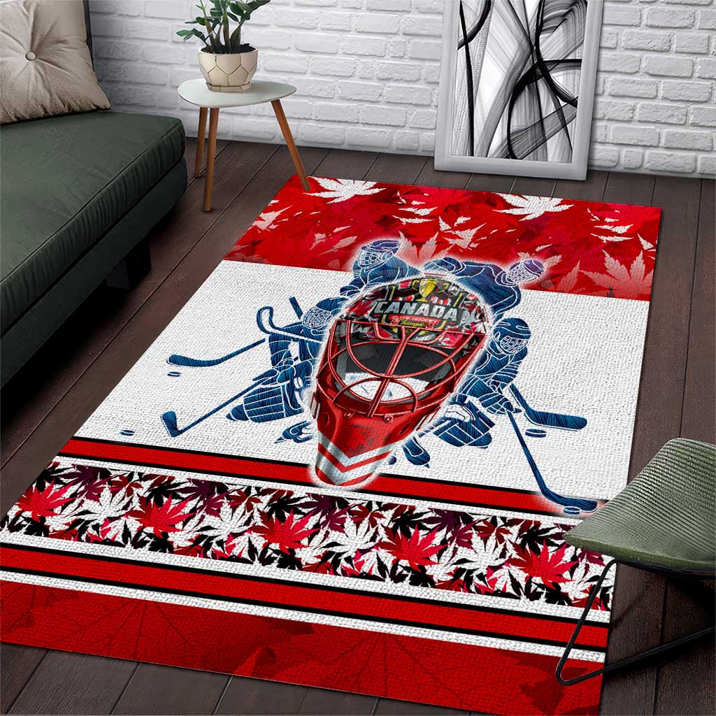Canada Elite Hockey Area Rug Champions Spirit
