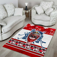 Canada Elite Hockey Area Rug Champions Spirit