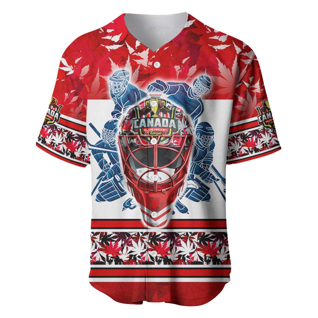 Personalized Canada Elite Hockey Baseball Jersey Champions Spirit