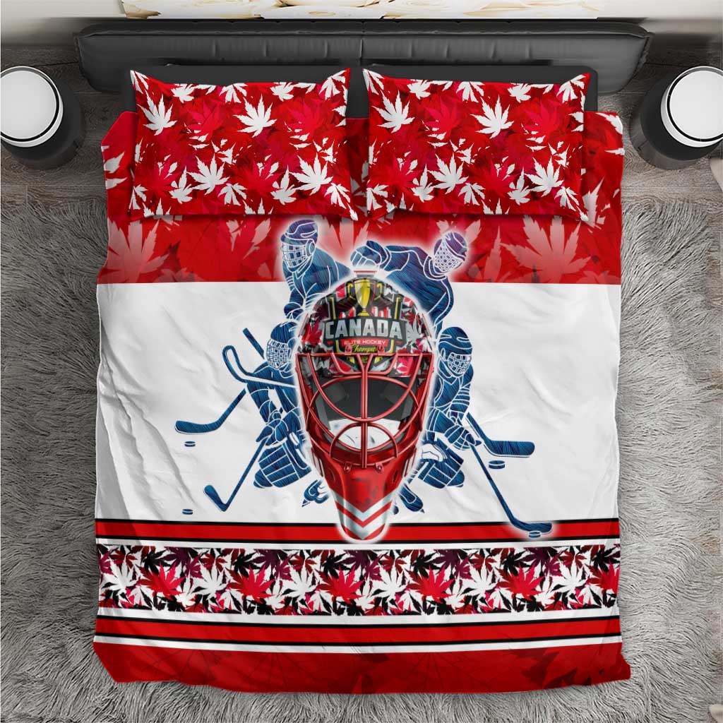 Canada Elite Hockey Bedding Set Champions Spirit