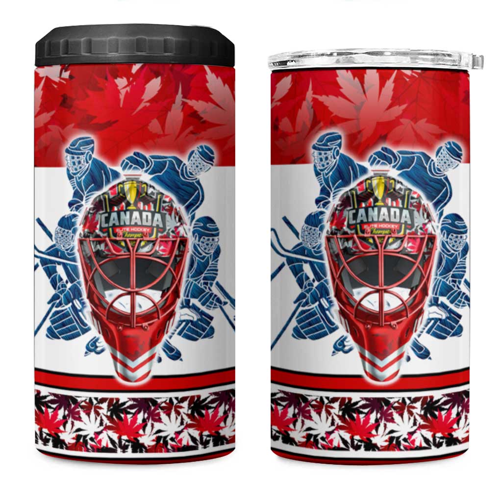 Canada Elite Hockey 4 in 1 Can Cooler Tumbler Champions Spirit