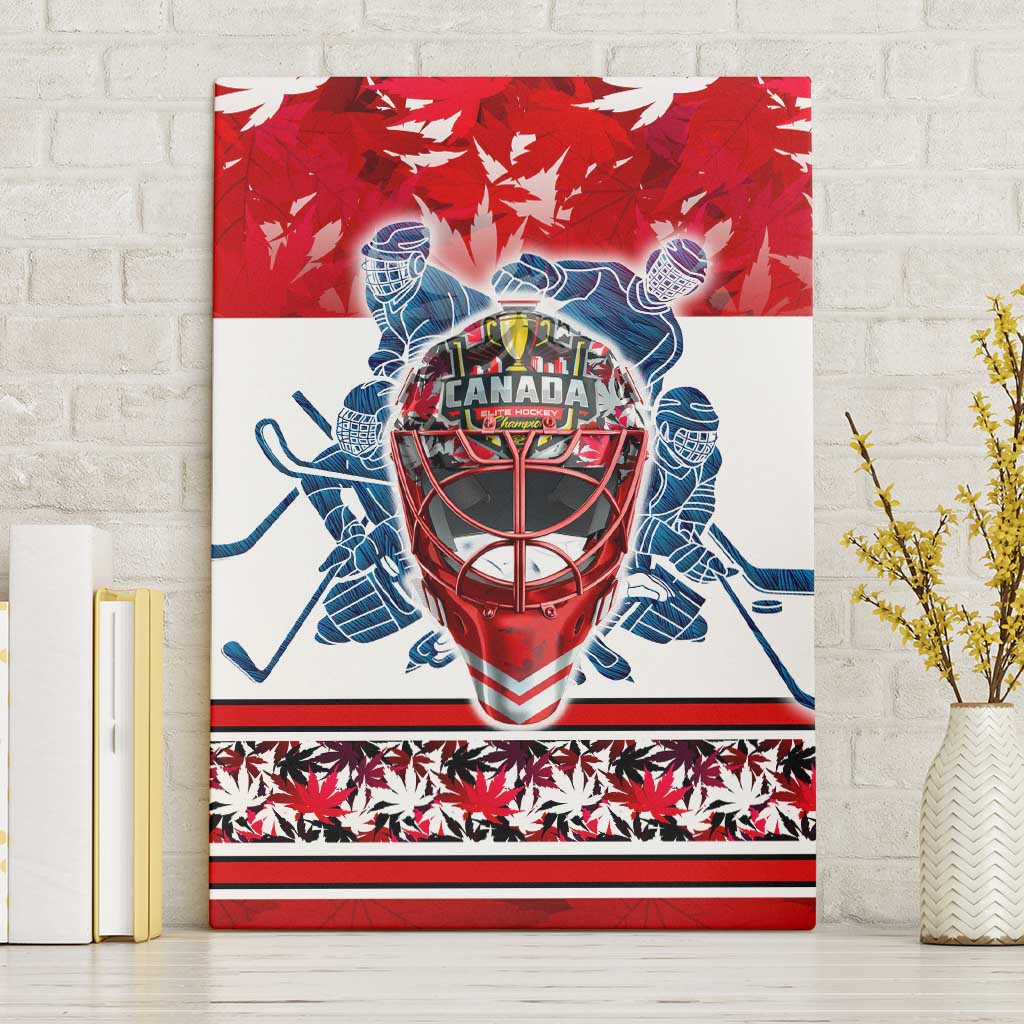 Canada Elite Hockey Canvas Wall Art Champions Spirit