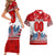 Personalized Canada Elite Hockey Couples Matching Short Sleeve Bodycon Dress and Hawaiian Shirt Champions Spirit