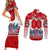 Personalized Canada Elite Hockey Couples Matching Short Sleeve Bodycon Dress and Long Sleeve Button Shirt Champions Spirit