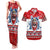 Personalized Canada Elite Hockey Couples Matching Tank Maxi Dress and Hawaiian Shirt Champions Spirit