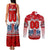Personalized Canada Elite Hockey Couples Matching Tank Maxi Dress and Long Sleeve Button Shirt Champions Spirit