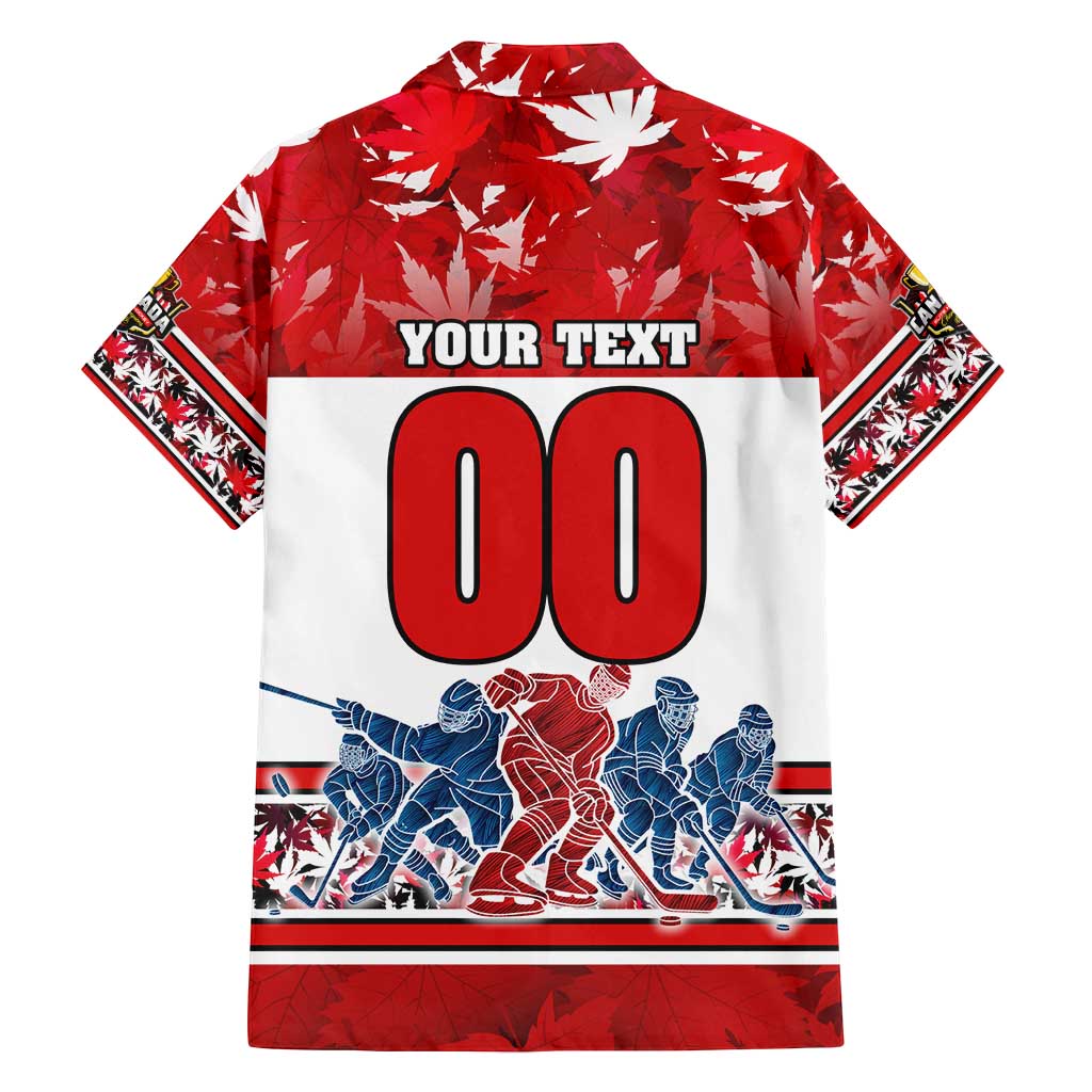 Personalized Canada Elite Hockey Family Matching Long Sleeve Bodycon Dress and Hawaiian Shirt Champions Spirit