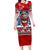 Personalized Canada Elite Hockey Family Matching Long Sleeve Bodycon Dress and Hawaiian Shirt Champions Spirit