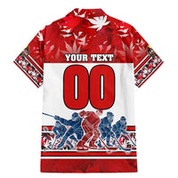 Personalized Canada Elite Hockey Family Matching Mermaid Dress and Hawaiian Shirt Champions Spirit