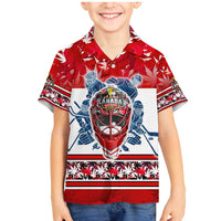 Personalized Canada Elite Hockey Family Matching Mermaid Dress and Hawaiian Shirt Champions Spirit