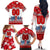 Personalized Canada Elite Hockey Family Matching Off The Shoulder Long Sleeve Dress and Hawaiian Shirt Champions Spirit