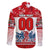 Personalized Canada Elite Hockey Family Matching Off The Shoulder Long Sleeve Dress and Hawaiian Shirt Champions Spirit