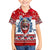 Personalized Canada Elite Hockey Family Matching Off The Shoulder Long Sleeve Dress and Hawaiian Shirt Champions Spirit
