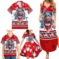 Personalized Canada Elite Hockey Family Matching Summer Maxi Dress and Hawaiian Shirt Champions Spirit