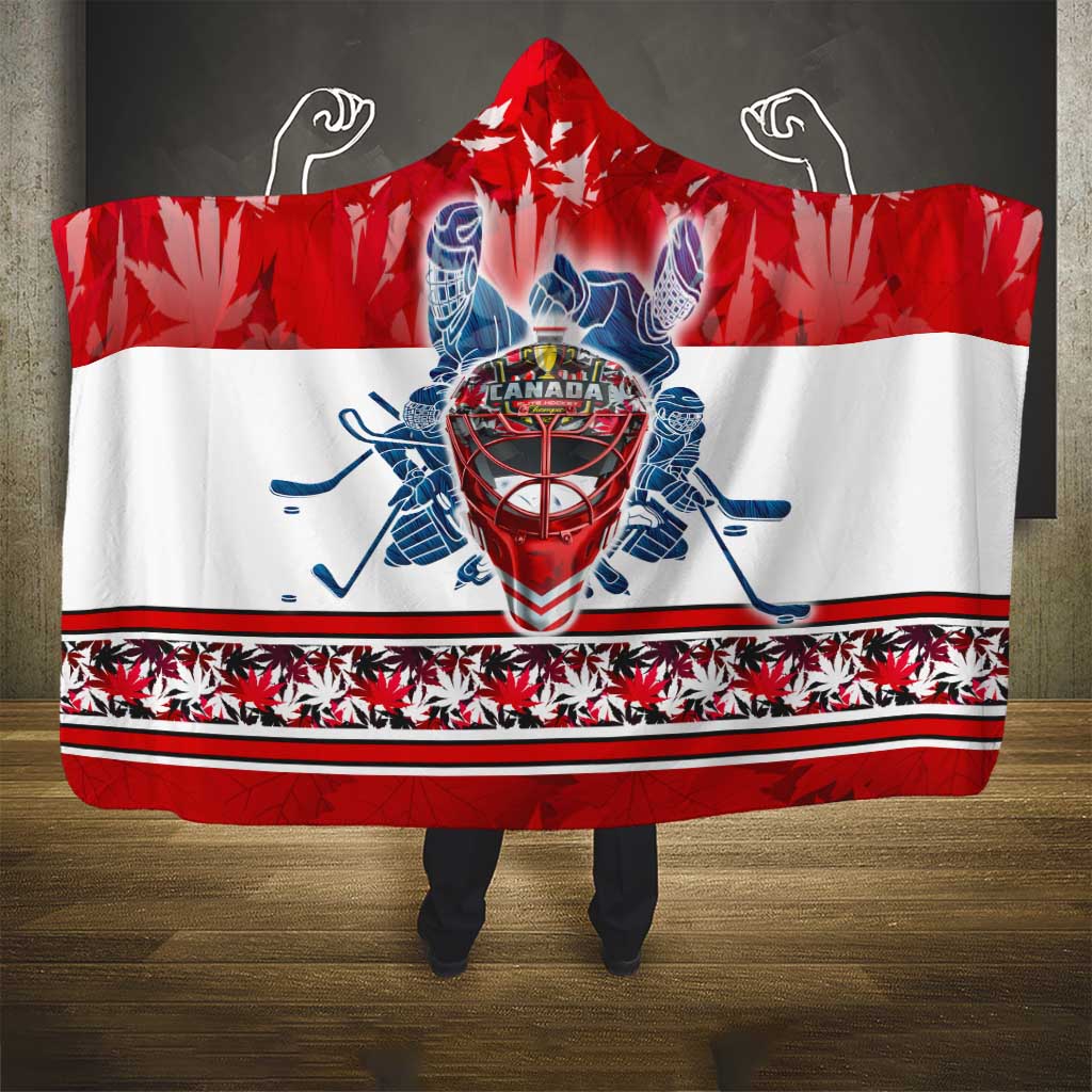 Canada Elite Hockey Hooded Blanket Champions Spirit