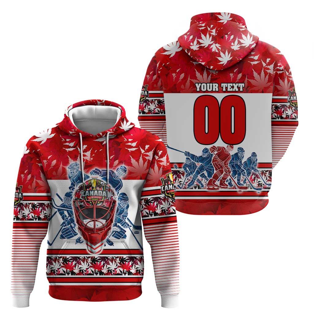 Personalized Canada Elite Hockey Hoodie Champions Spirit