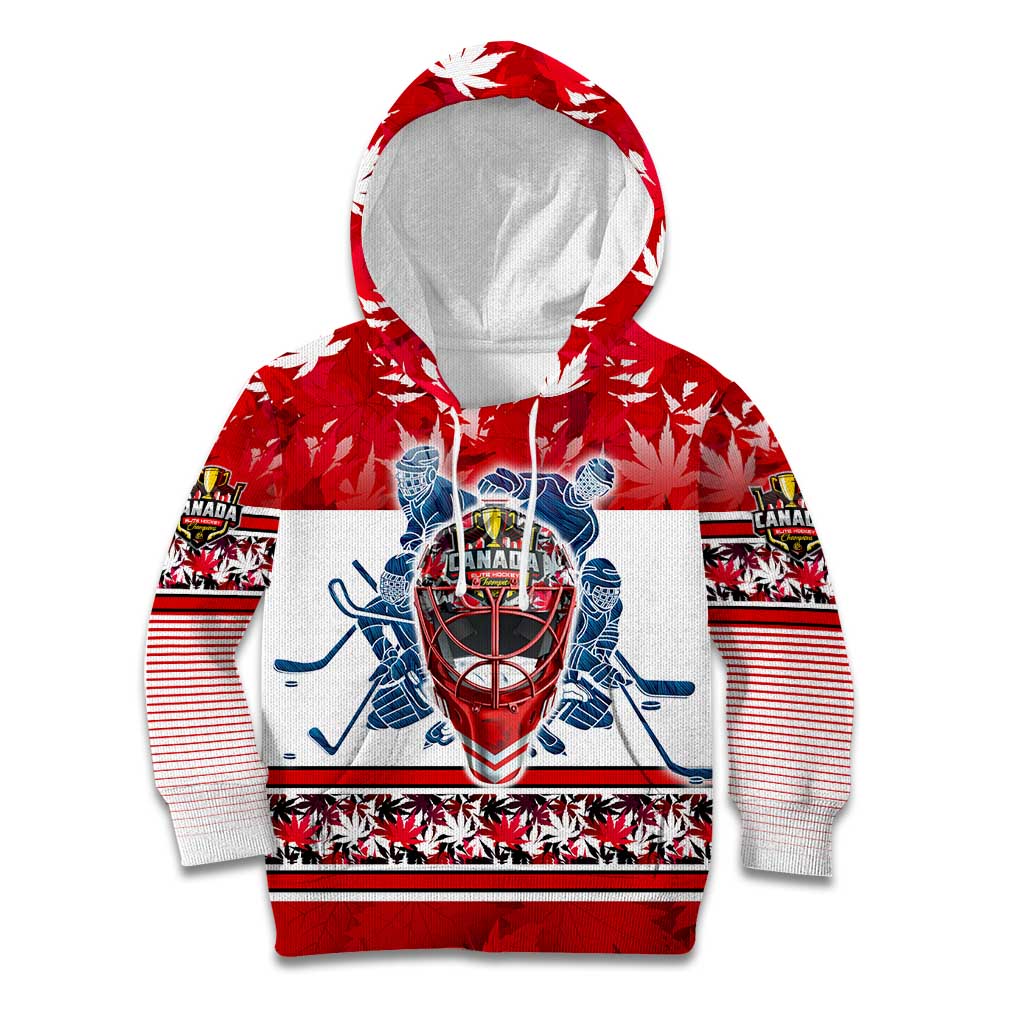 Personalized Canada Elite Hockey Kid Hoodie Champions Spirit