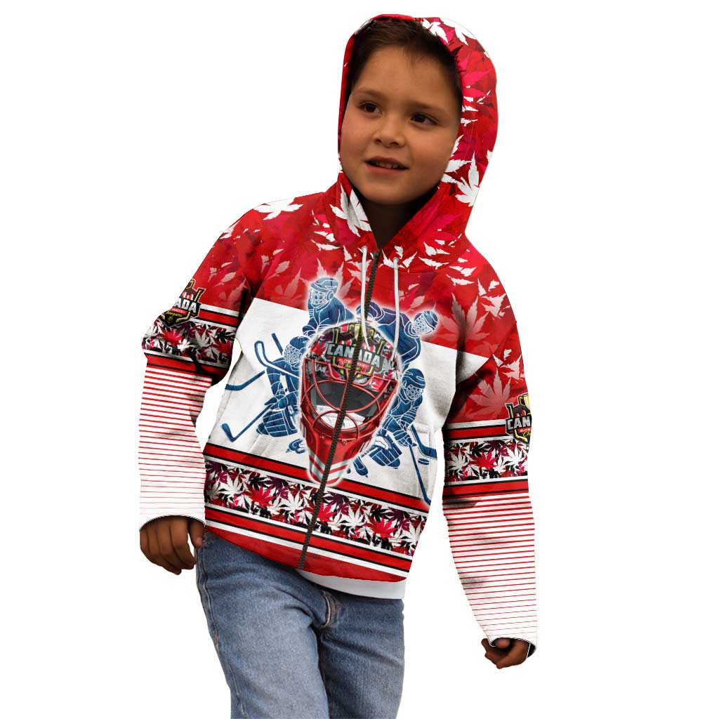 Personalized Canada Elite Hockey Kid Hoodie Champions Spirit