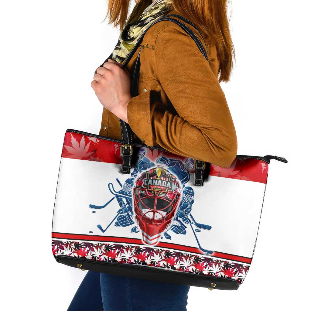 Canada Elite Hockey Leather Tote Bag Champions Spirit