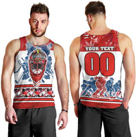 Personalized Canada Elite Hockey Men Tank Top Champions Spirit