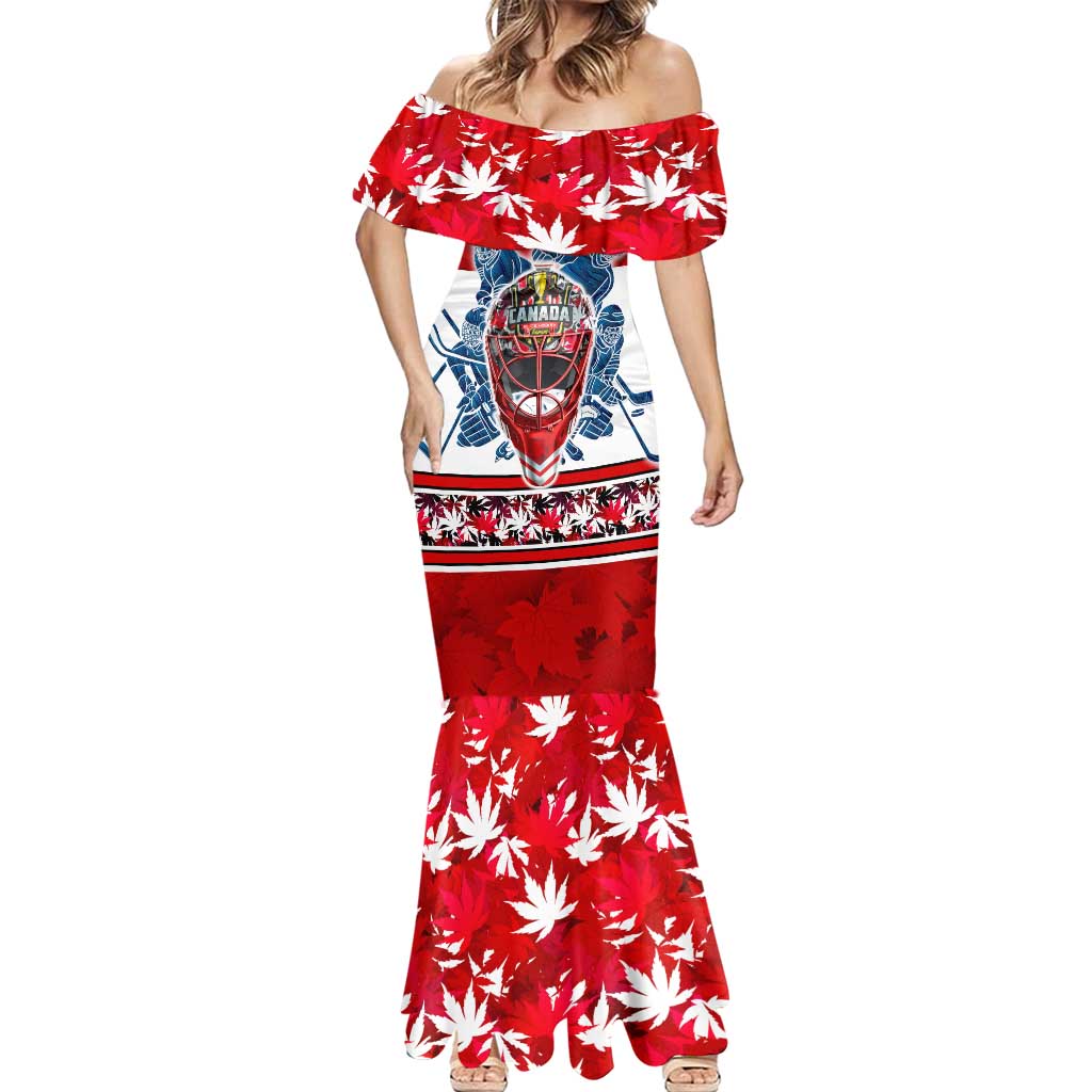 Personalized Canada Elite Hockey Mermaid Dress Champions Spirit