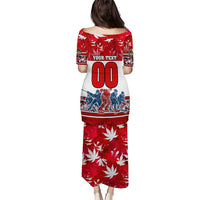 Personalized Canada Elite Hockey Puletasi Champions Spirit