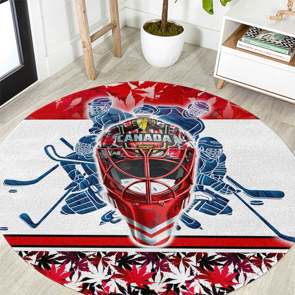 Canada Elite Hockey Round Carpet Champions Spirit