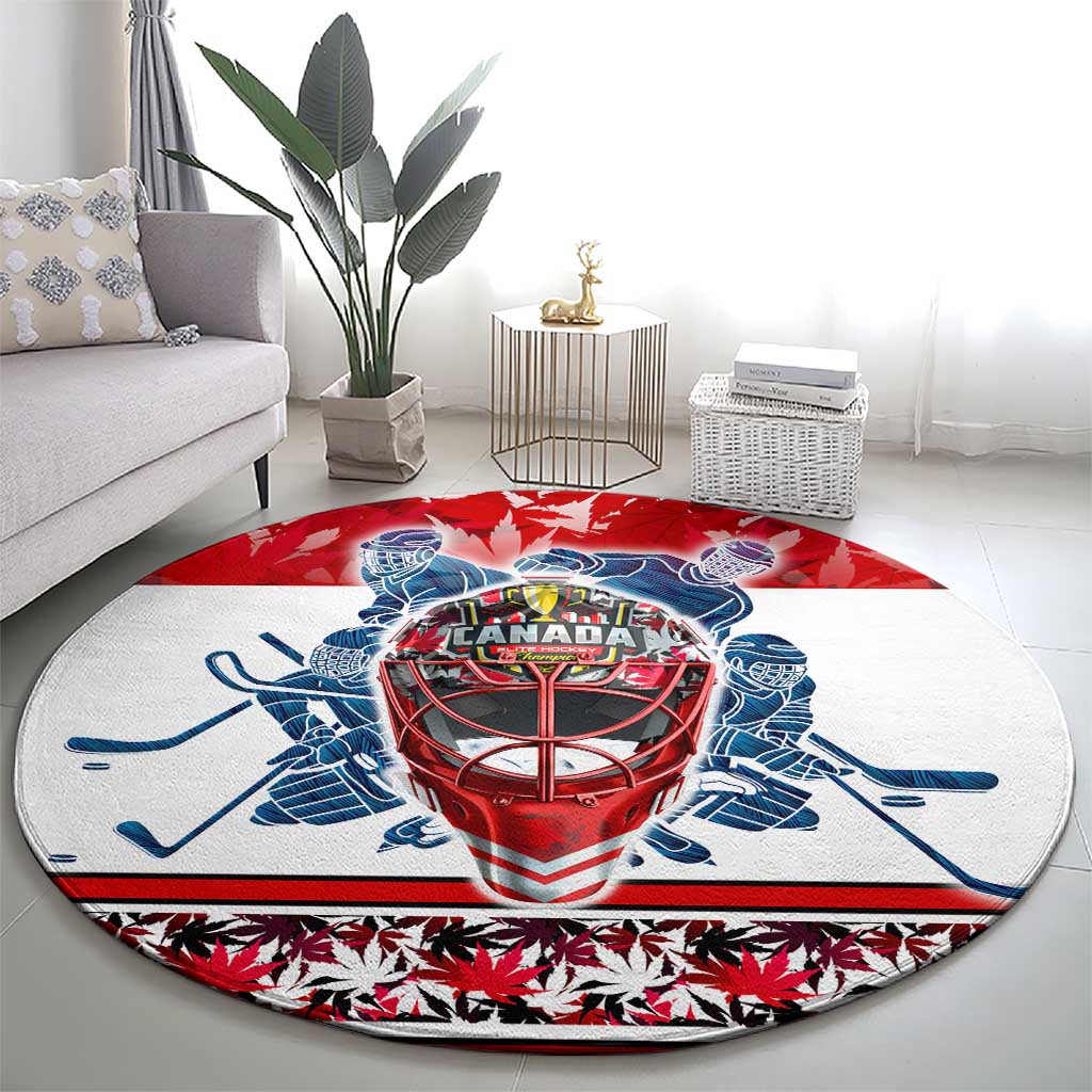 Canada Elite Hockey Round Carpet Champions Spirit