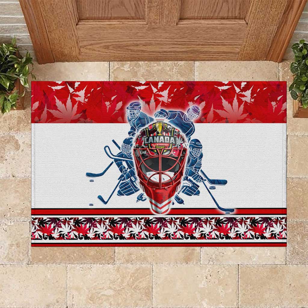 Canada Elite Hockey Rubber Doormat Champions Spirit