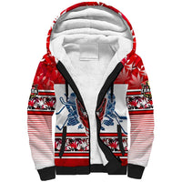 Personalized Canada Elite Hockey Sherpa Hoodie Champions Spirit