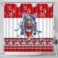 Canada Elite Hockey Shower Curtain Champions Spirit