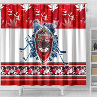 Canada Elite Hockey Shower Curtain Champions Spirit