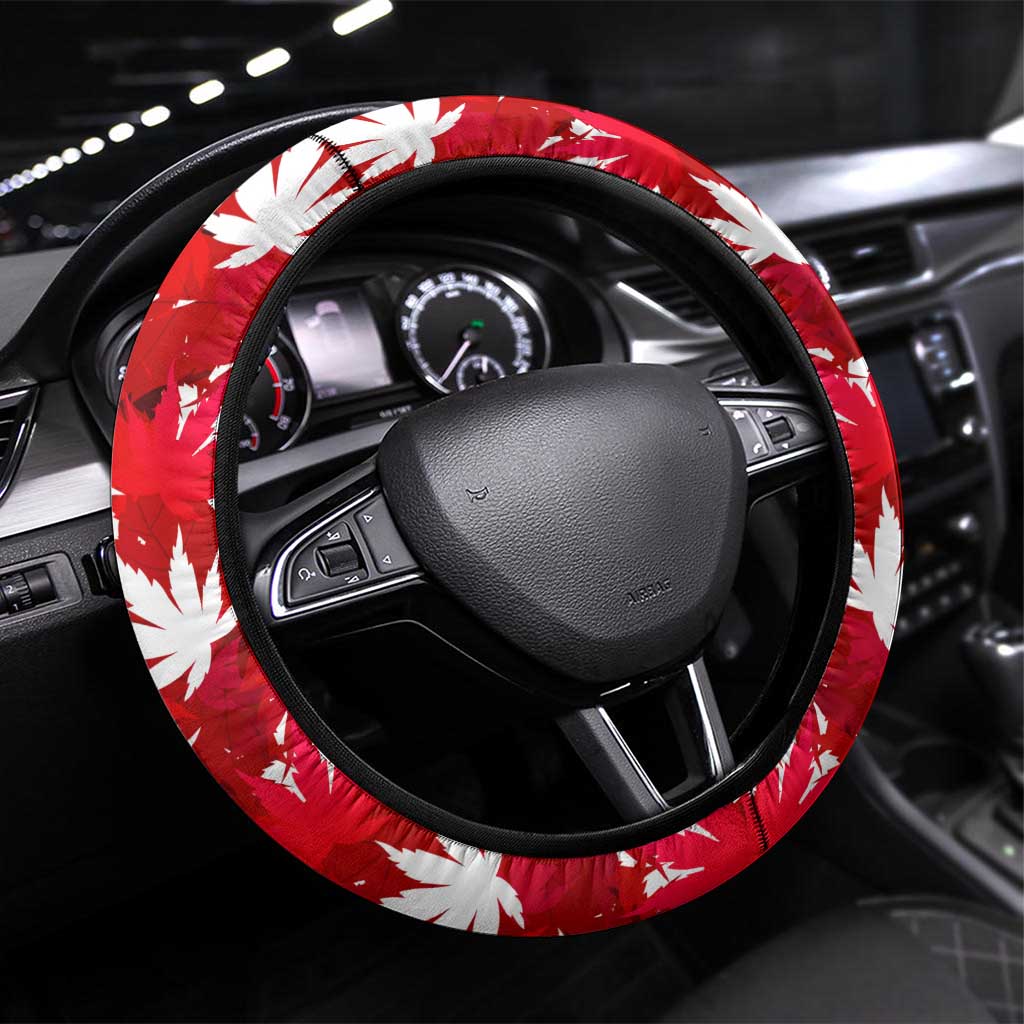 Canada Elite Hockey Steering Wheel Cover Champions Spirit