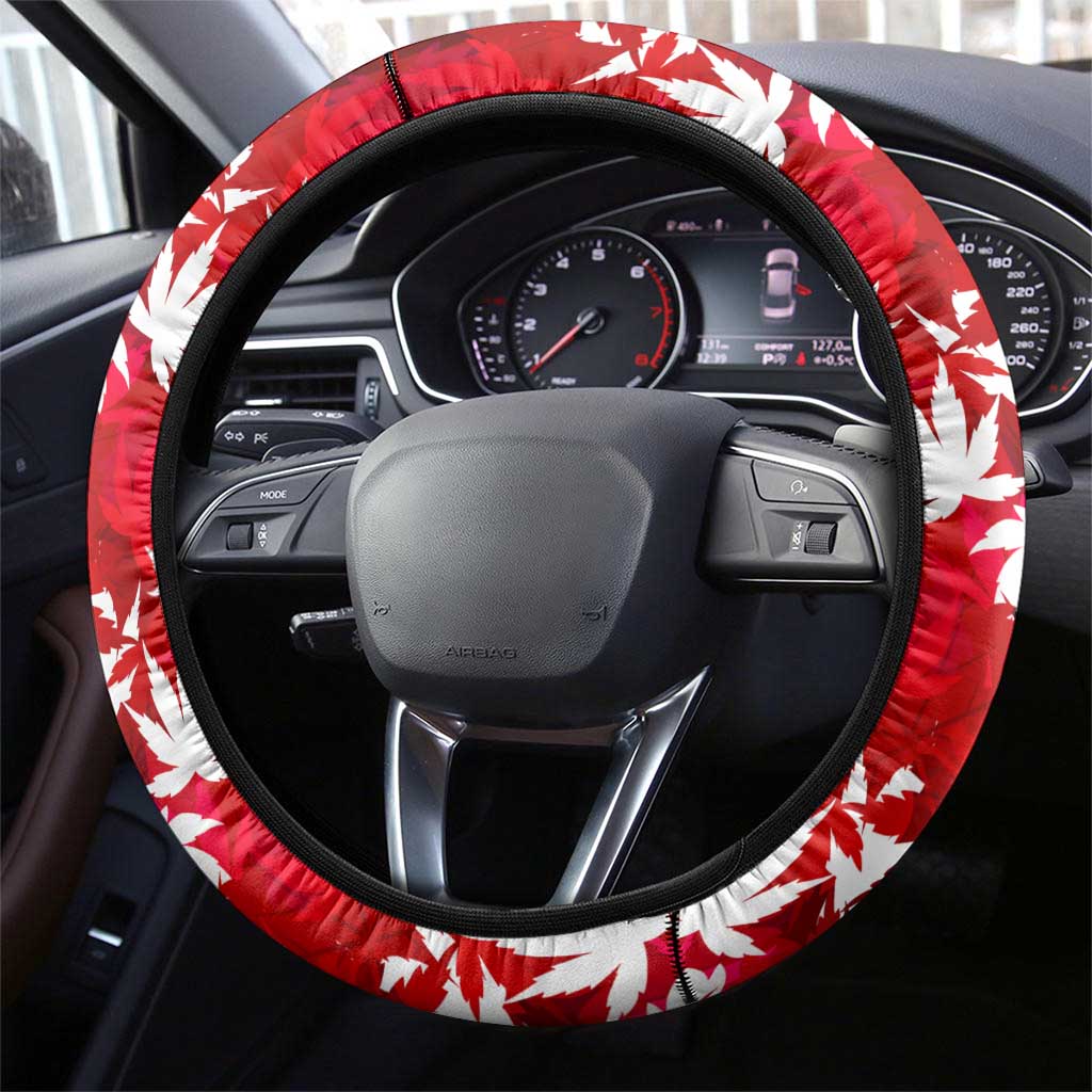 Canada Elite Hockey Steering Wheel Cover Champions Spirit