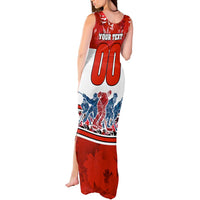 Personalized Canada Elite Hockey Tank Maxi Dress Champions Spirit