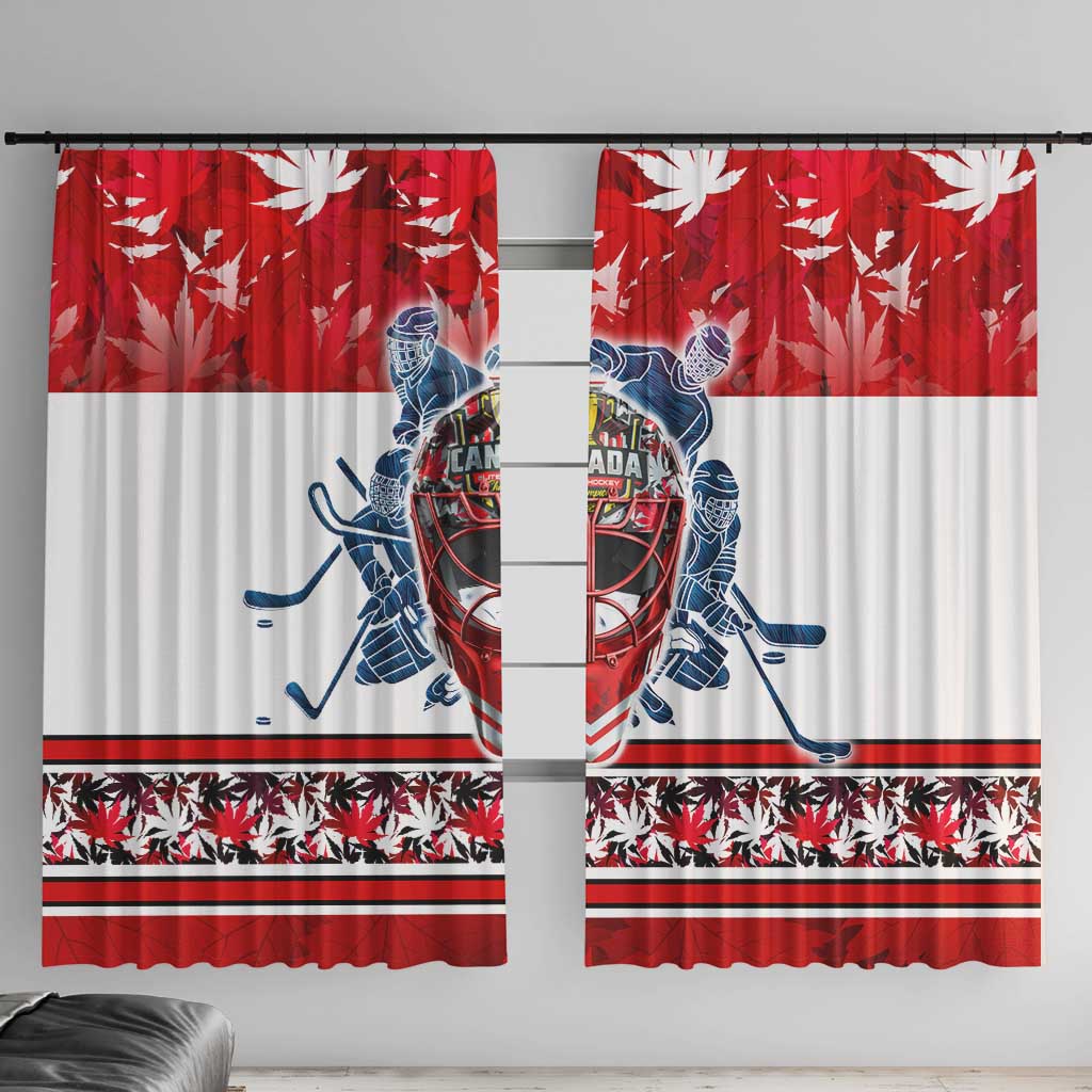 Canada Elite Hockey Window Curtain Champions Spirit