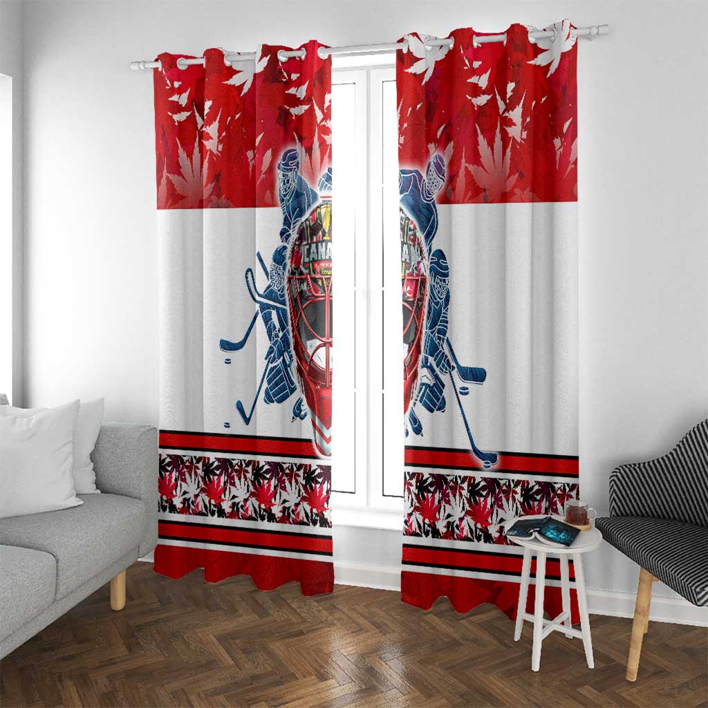 Canada Elite Hockey Window Curtain Champions Spirit