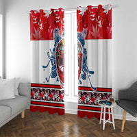 Canada Elite Hockey Window Curtain Champions Spirit