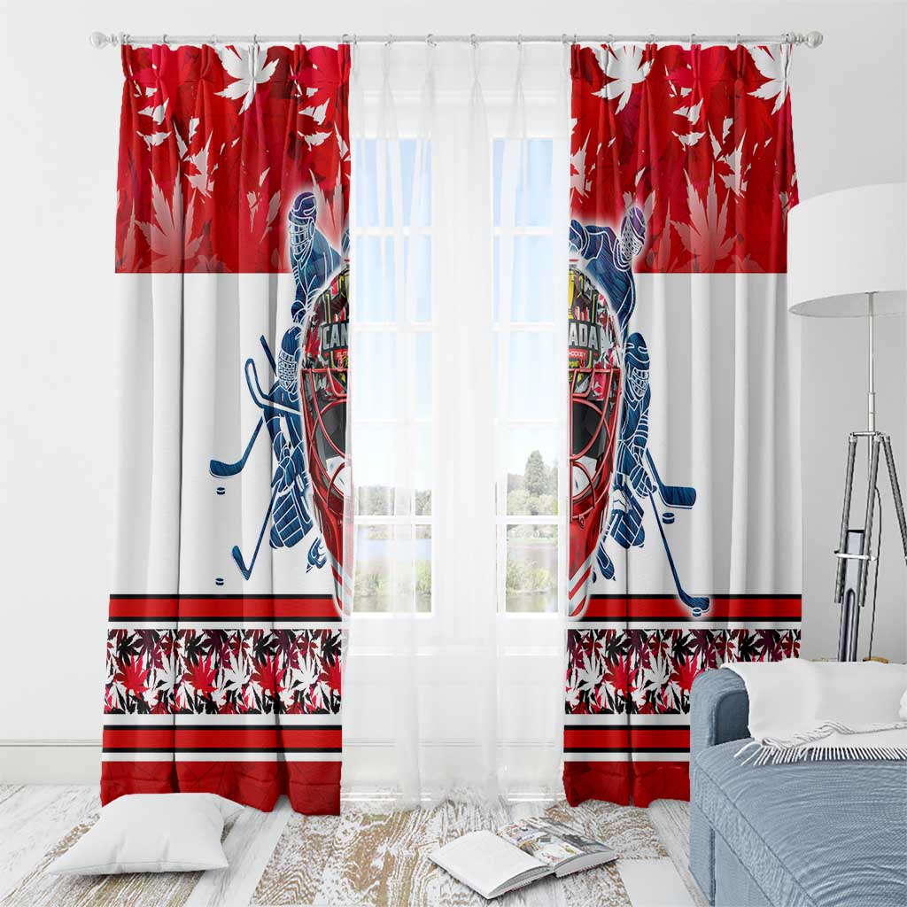 Canada Elite Hockey Window Curtain Champions Spirit