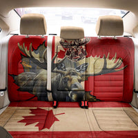 Canada Moose Back Car Seat Cover Canadian Flag Maple Leaf Vintage