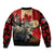 Personalized Canada Moose Bomber Jacket Canadian Flag Maple Leaf Vintage