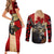 Personalized Canada Moose Couples Matching Short Sleeve Bodycon Dress and Long Sleeve Button Shirt Canadian Flag Maple Leaf Vintage