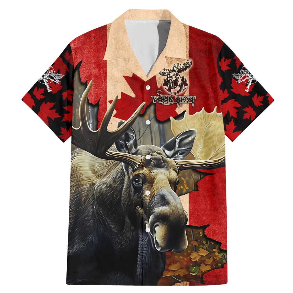 Personalized Canada Moose Family Matching Mermaid Dress and Hawaiian Shirt Canadian Flag Maple Leaf Vintage