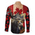 Personalized Canada Moose Family Matching Off The Shoulder Long Sleeve Dress and Hawaiian Shirt Canadian Flag Maple Leaf Vintage