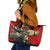 Canada Moose Leather Tote Bag Canadian Flag Maple Leaf Vintage