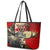 Canada Moose Leather Tote Bag Canadian Flag Maple Leaf Vintage