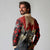 Personalized Canada Moose Long Sleeve Polo Shirt Canadian Flag Maple Leaf Vintage