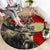 Canada Moose Round Carpet Canadian Flag Maple Leaf Vintage