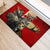 Canada Moose Rubber Doormat Canadian Flag Maple Leaf Vintage