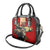 Canada Moose Shoulder Handbag Canadian Flag Maple Leaf Vintage